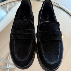 Black Suede Vionic loafer--Size 6